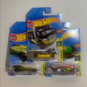 Hot Wheels Experimotors bundle of 3.